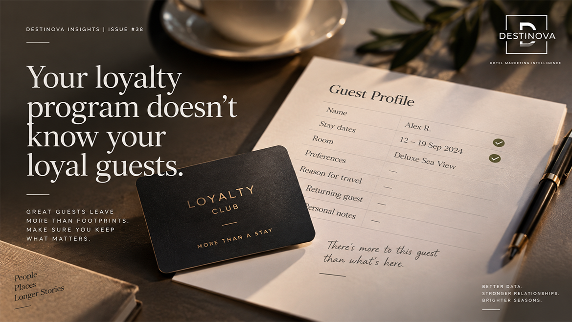 Your Loyalty Program Doesn't Know Your Loyal Guests